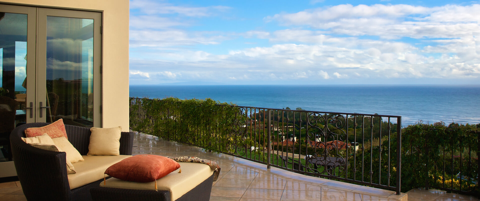 California home with a Malibu view.
